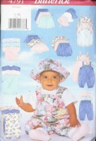 Butterick 4791 Infant's Wardrobe Uncut