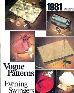 Vogue 1981 Evening Handbag Pattern - Uncut