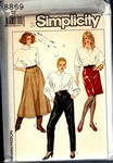 Simplcity 8869 Pant Skirt Pattern UNCUT
