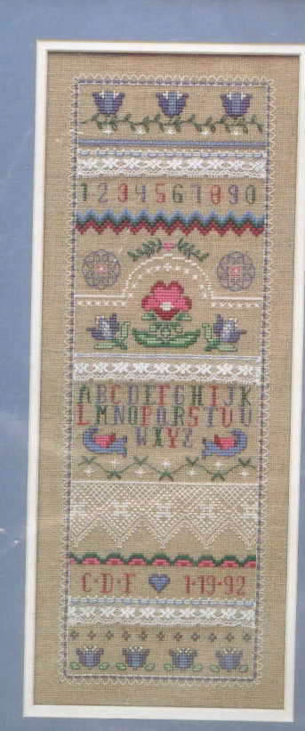 Linen and Lace Sampler Alphabet Cross Stitch Kit