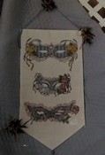 Something Special Cross Stitch Victorian Masks Banner Kit NEW