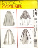 McCall's MP361 Renaissance Skirt Costume Pattern UNCUT