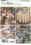 Simplicity 5068 Pattern Table Top Variety UNCUT