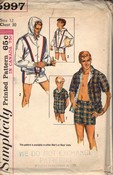 Simplicity 5997 Boys Swimsuit Vintage Pattern UNCUT