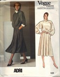 Vogue 1229 Adri Top Skirt Pattern UNCUT