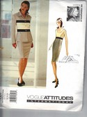 Vogue 1301 Myrene De Premonville Jacket Dress Pattern UNCUT