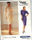 Vogue 2335 Oscar de la Renta Dress Pattern NEW