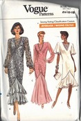 Vogue 7669 Evening Dress Pattern 14-16-18 UNCUT