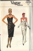 Vogue 9162 Cocktail Evening Dress Vintage Pattern Size 12 UNCUT