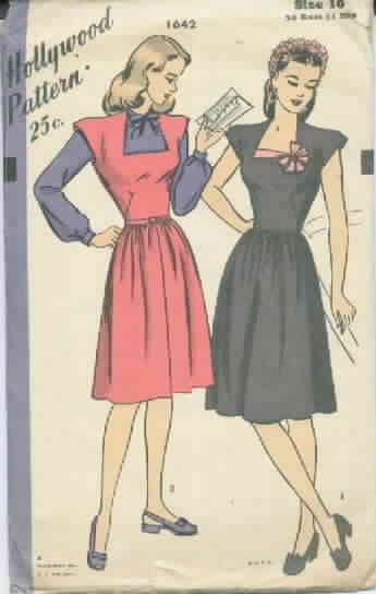 Vintage 1940's Era Hollywood Pattern Jumper & Blouse Uncut