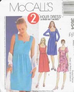 McCalls 3654 Elegant Dress Sewing Pattern UNCUT
